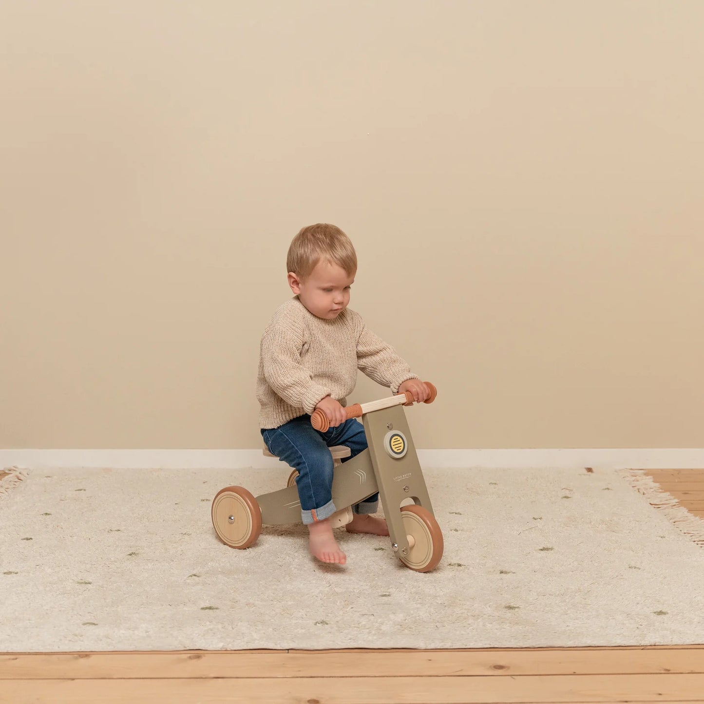 Wooden Tricycle Olive