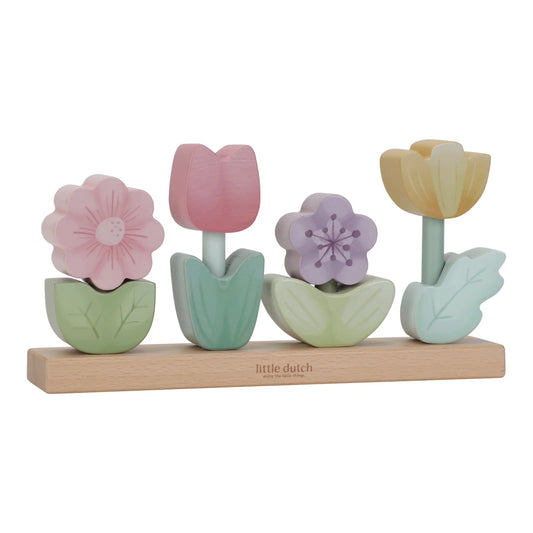 Wooden Stacking Flower Puzzle