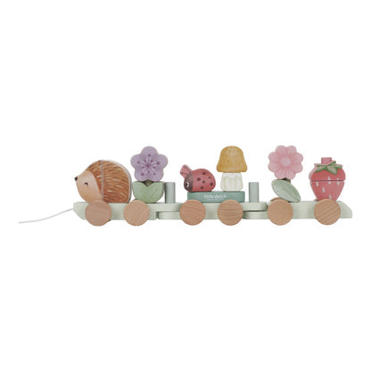 Wooden Stacking Train Hedgehog