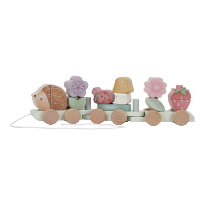 Wooden Stacking Train Hedgehog