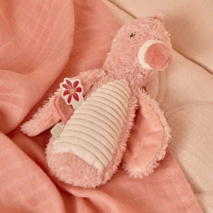 Squeaker with Rattle Flamingo