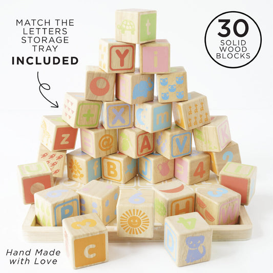 Petilou ABC Wooden Blocks