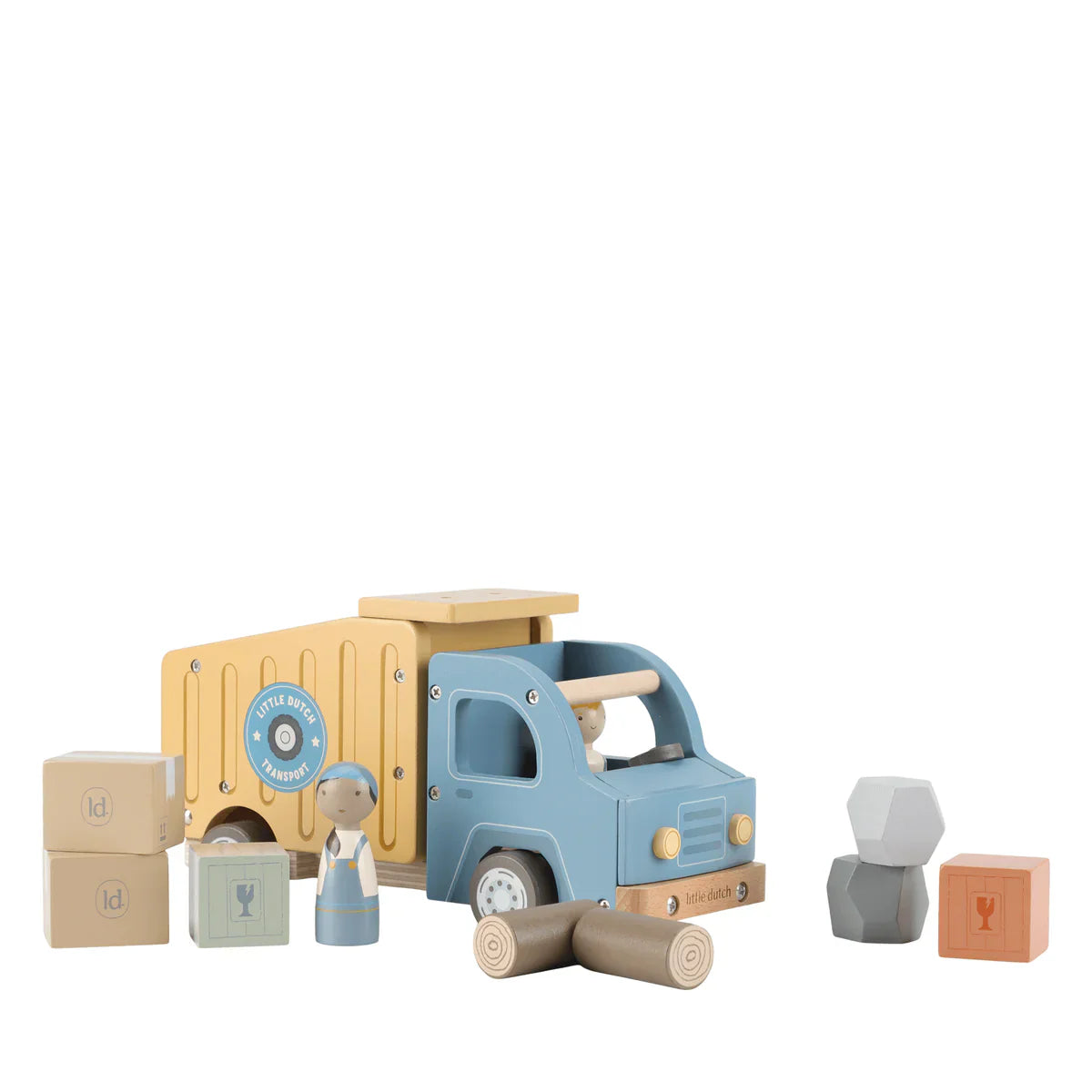 Wooden Garbage Truck
