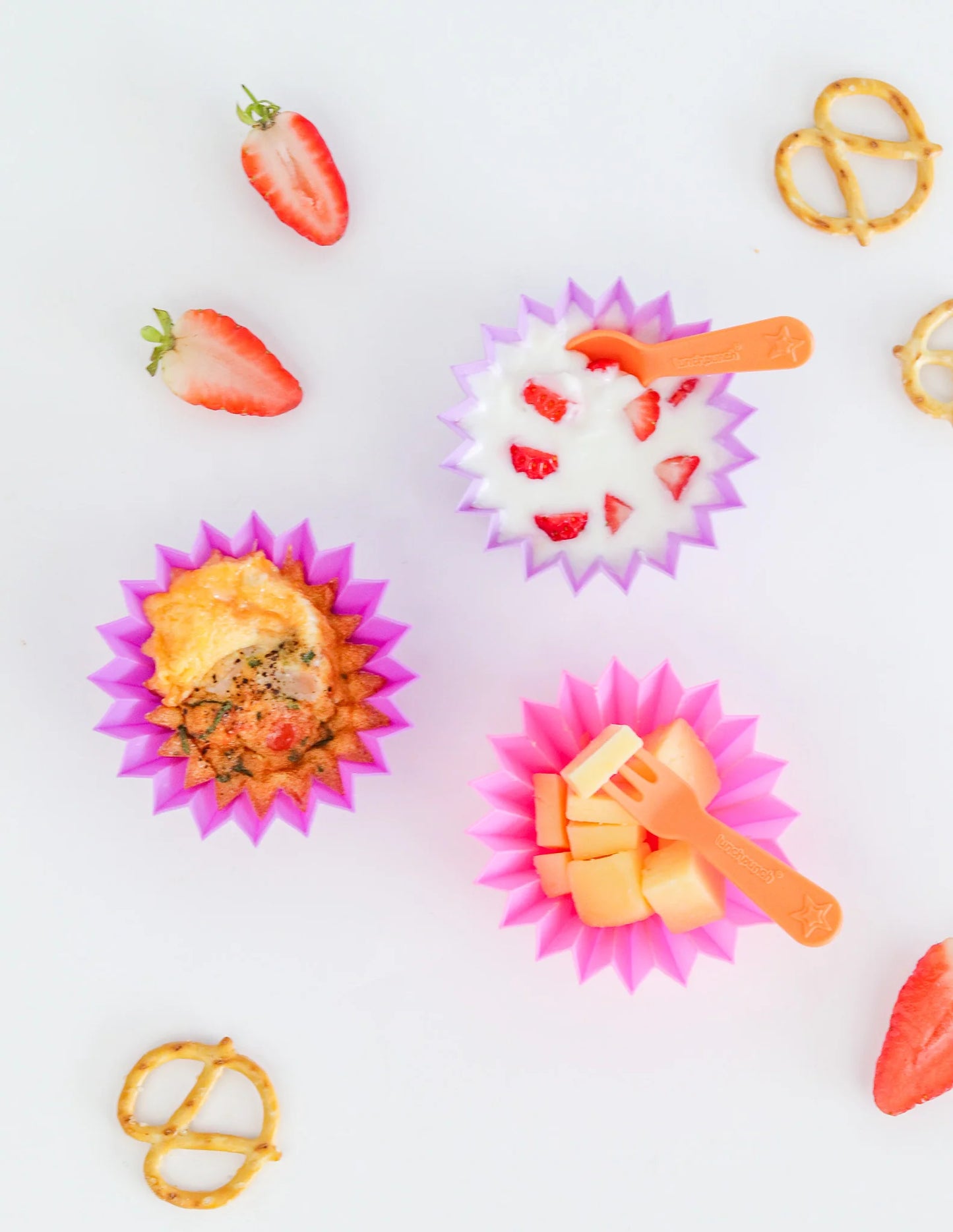 Lunch Punch Fork and Spoon Set - Brights