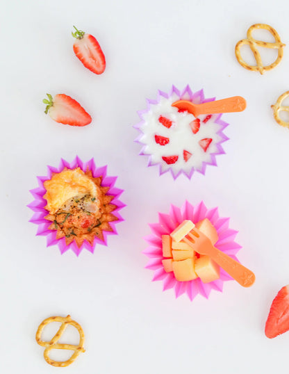 Lunch Punch Fork and Spoon Set - Brights