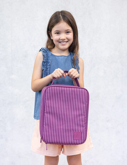 Large Insulated Lunch Bag - Ruby
