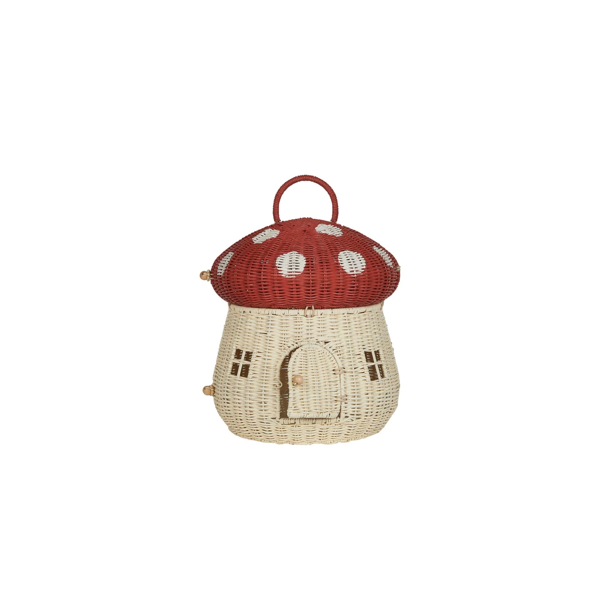 Olli Ella Mushroom Doll House Red | Aster & Ruby