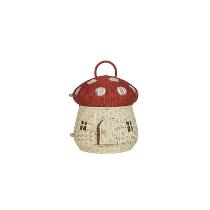 Olli Ella Mushroom Doll House Red | Aster & Ruby