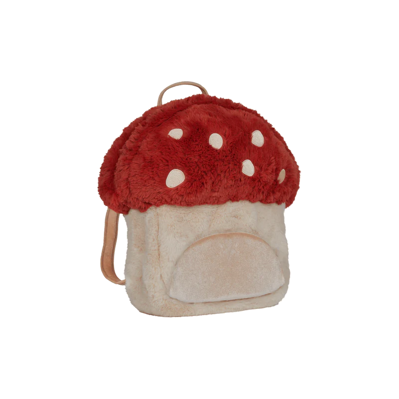 Olli Ella Hopalong Mushroom Backpack Red | Aster & Ruby
