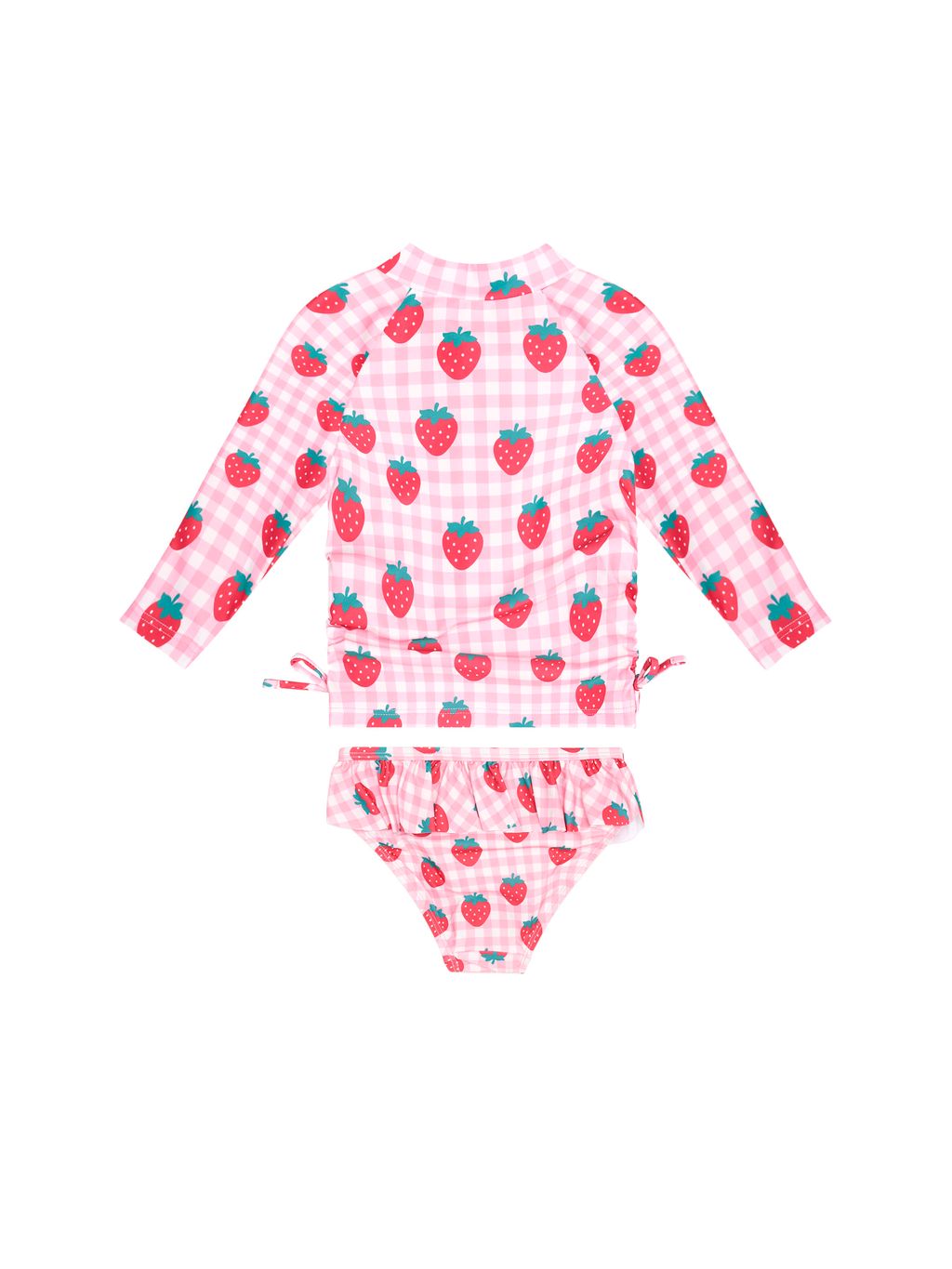 Strawberry Check 2 Piece Swim Set