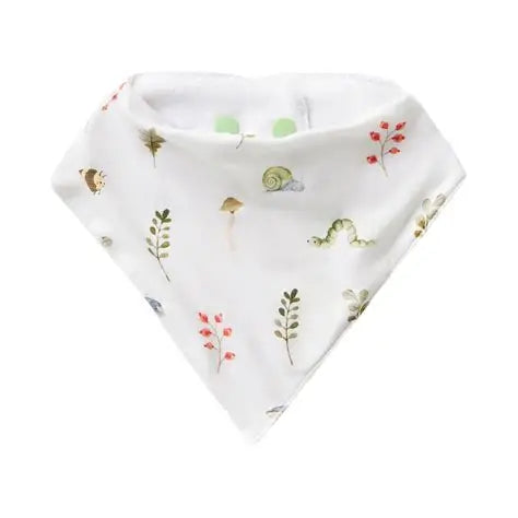 Snuggle Hunny Kids Garden Friends Organic Dribble Bib | Aster & Ruby