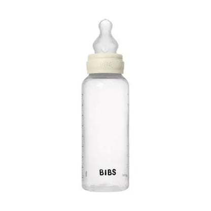 BIBS Baby Bottle Silicone 270ml Medium Flow Ivory | Aster & Ruby