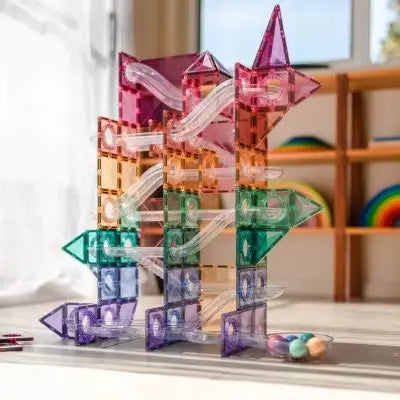 Connetix Tiles 106 Piece Pastel Ball Run Pack