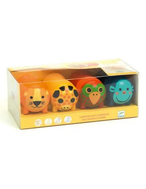 Safari Animal Stamps for Little Ones