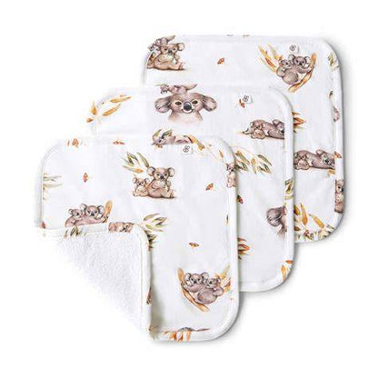 Koala Organic Wash Cloths 3pk
