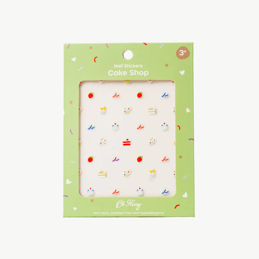 Nail Stickers Cake Shop