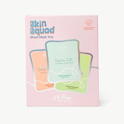Skin Squad Sheet Mask Trio