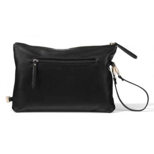 Nappy Changing Pouch Black Vegan Leather