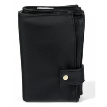 Nappy Changing Pouch Black Vegan Leather