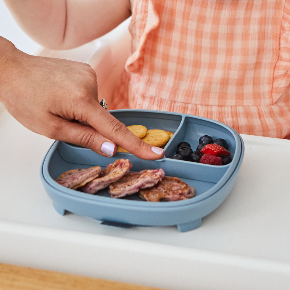 b.box 2-in-1 Suction Plate - Ocean | Aster & Ruby