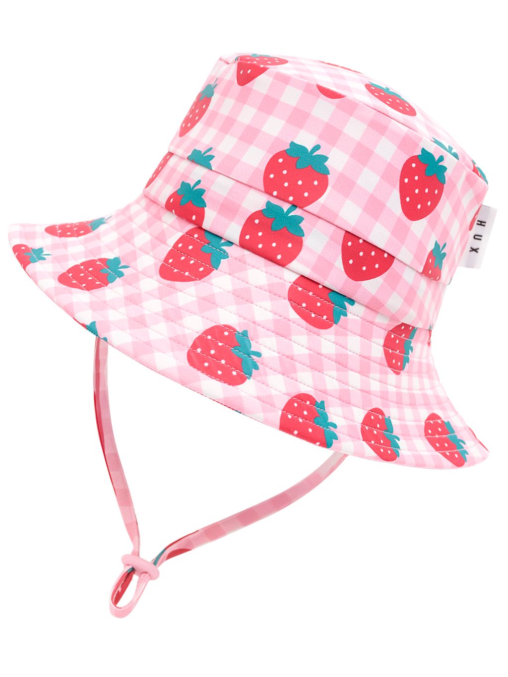 Strawberry Check Swimhat