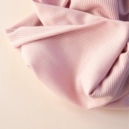 Pink & Grey Ribbed Jersey Swaddles 2pk