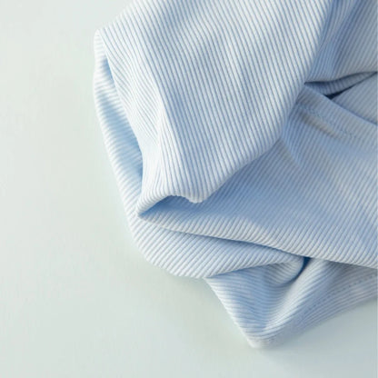 Blue & Grey Ribbed Jersey Swaddles 2pk