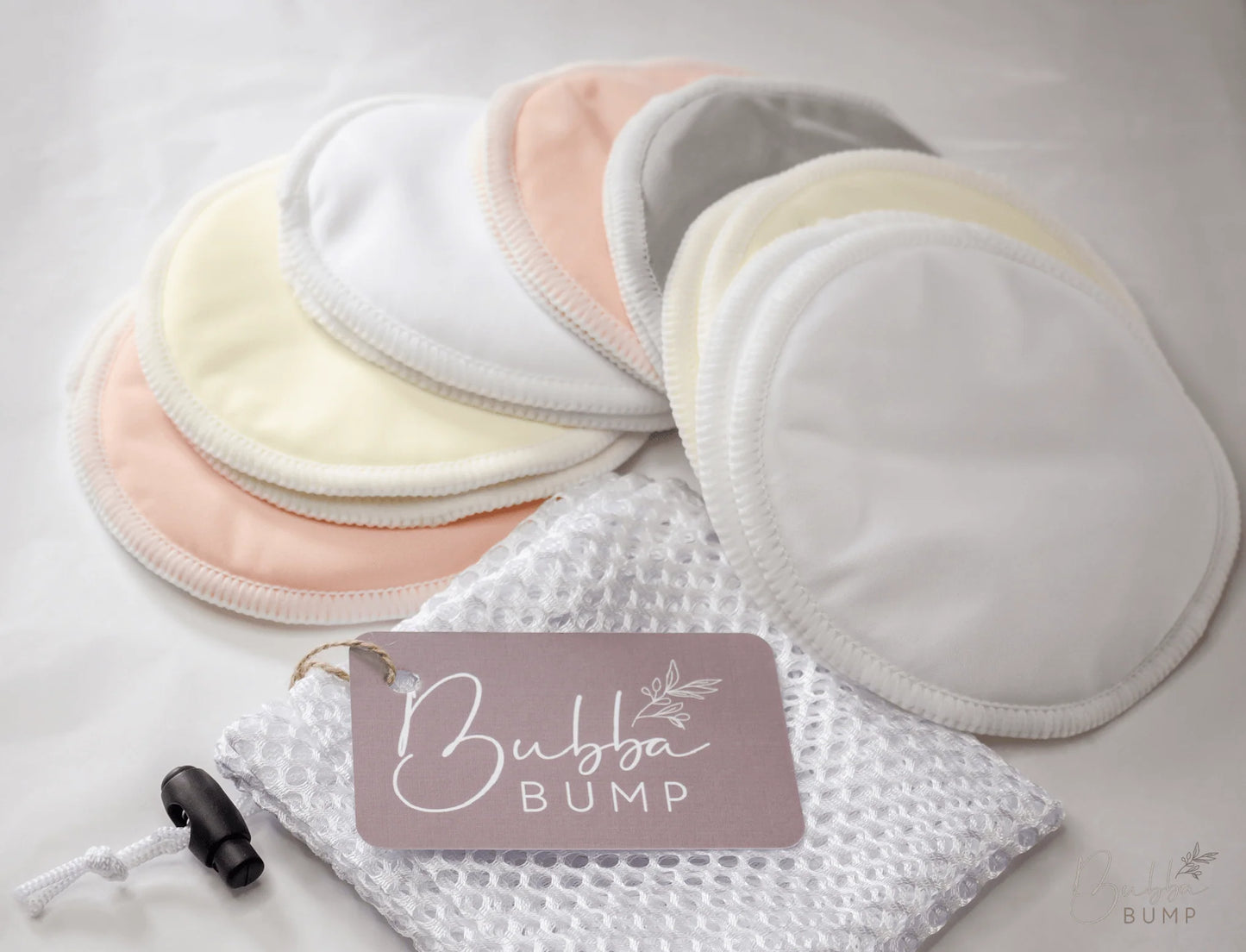 14 Pack Organic Bamboo Reusable Breast Pads | 7 Pairs (Mixed Prints)
