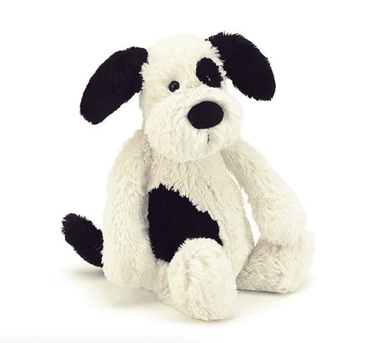 Bashful Black & Cream Puppy Little