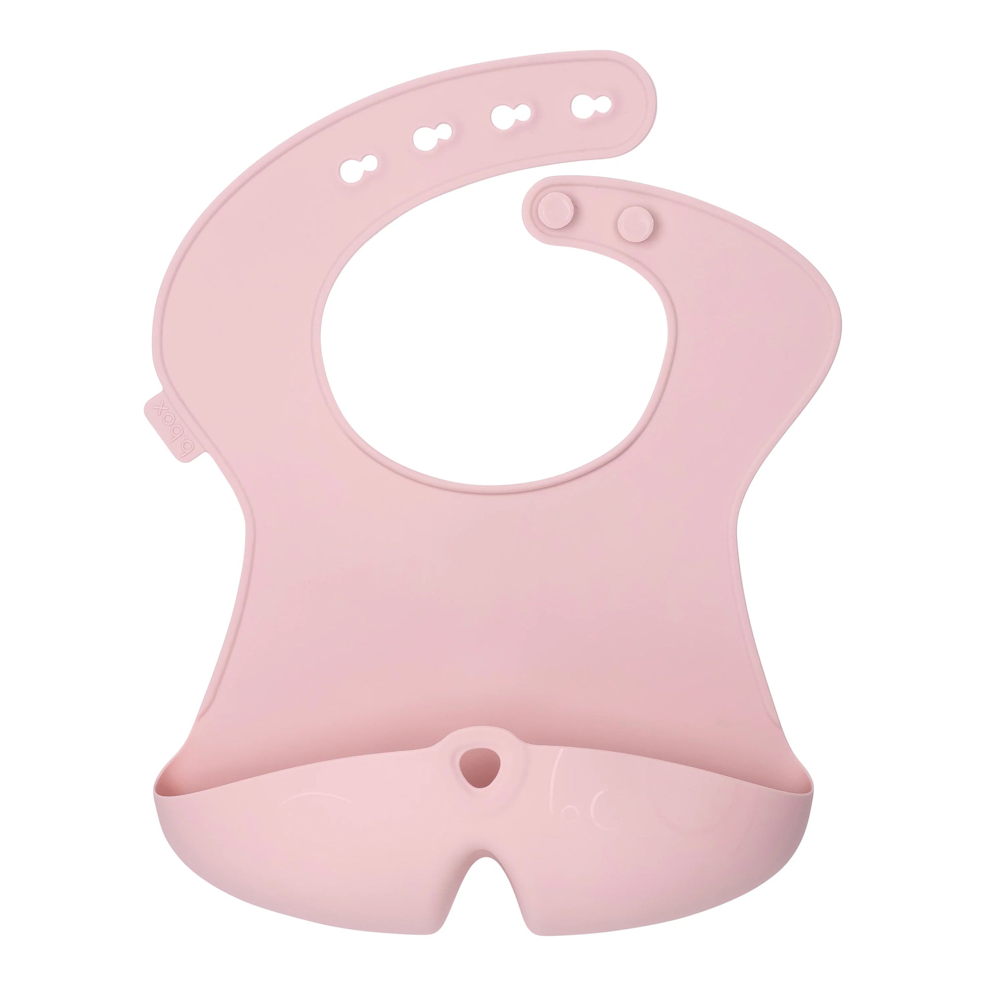 b.box Blush Silicone Bib | Aster & Ruby