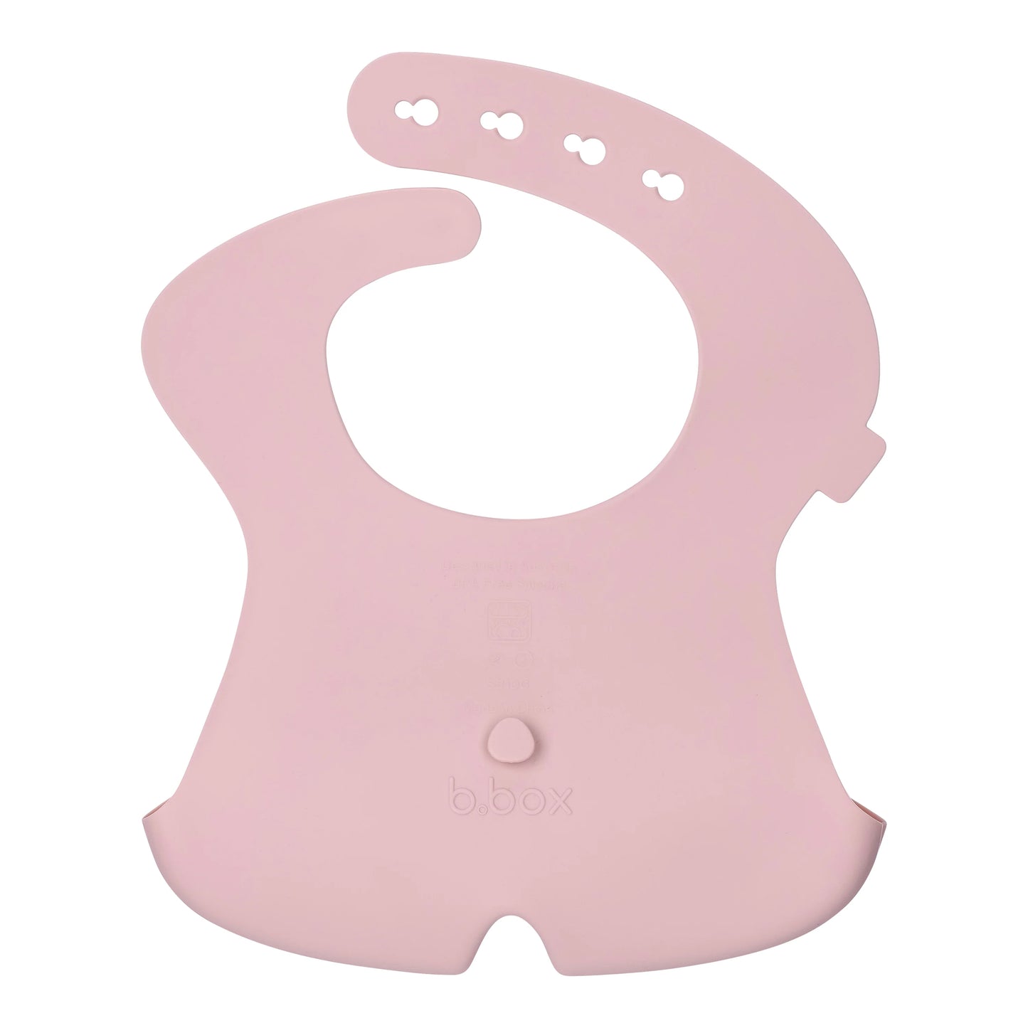 b.box Blush Silicone Bib | Aster & Ruby