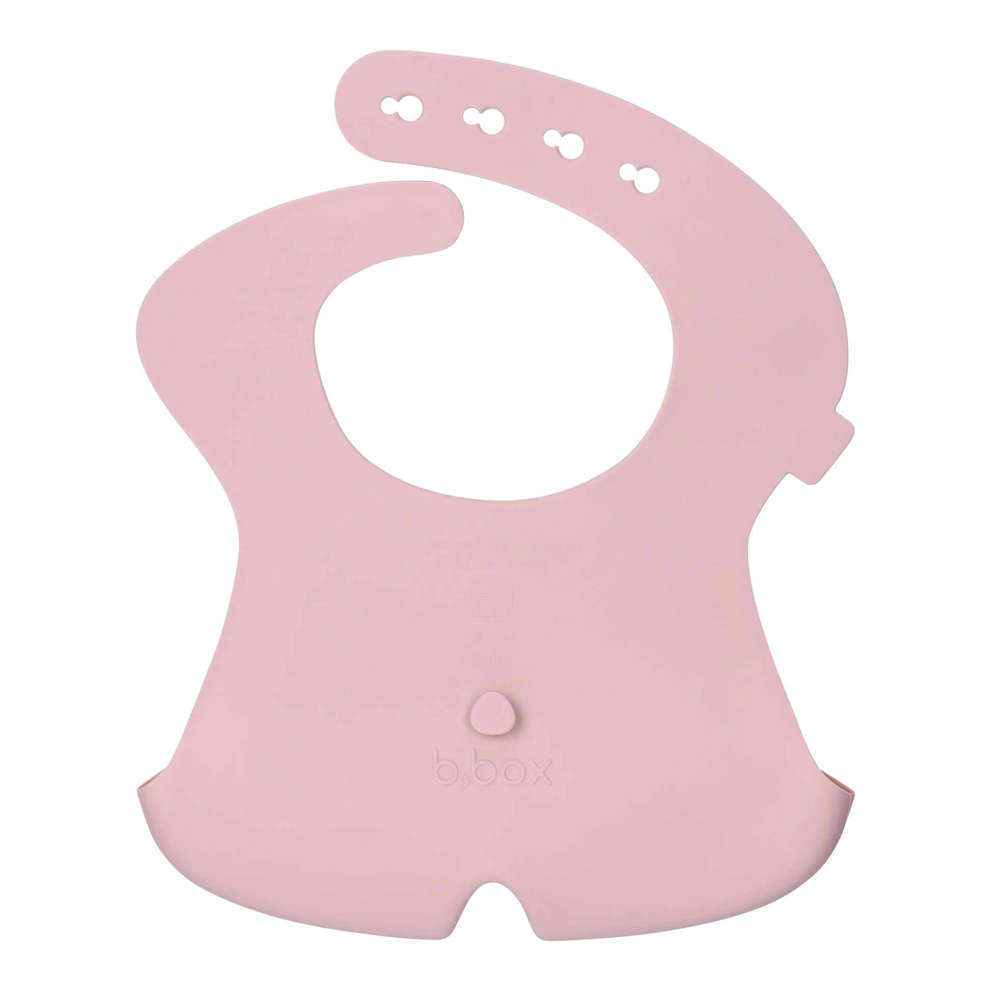 b.box Blush Silicone Bib | Aster & Ruby