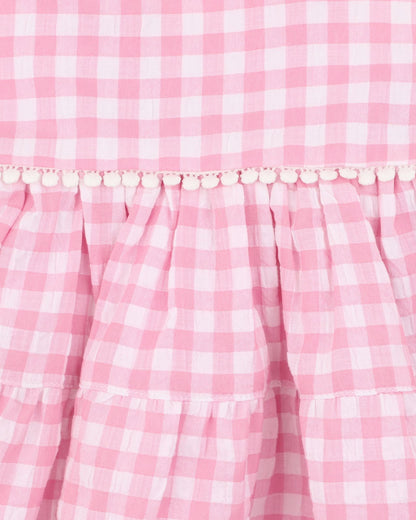 Pink Gingham Sundress