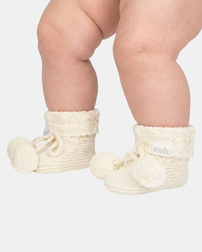 Organic Booties | Yummy Cream