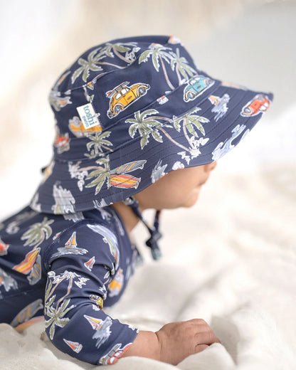 Baby Sunhat Classic - Surf Twilight