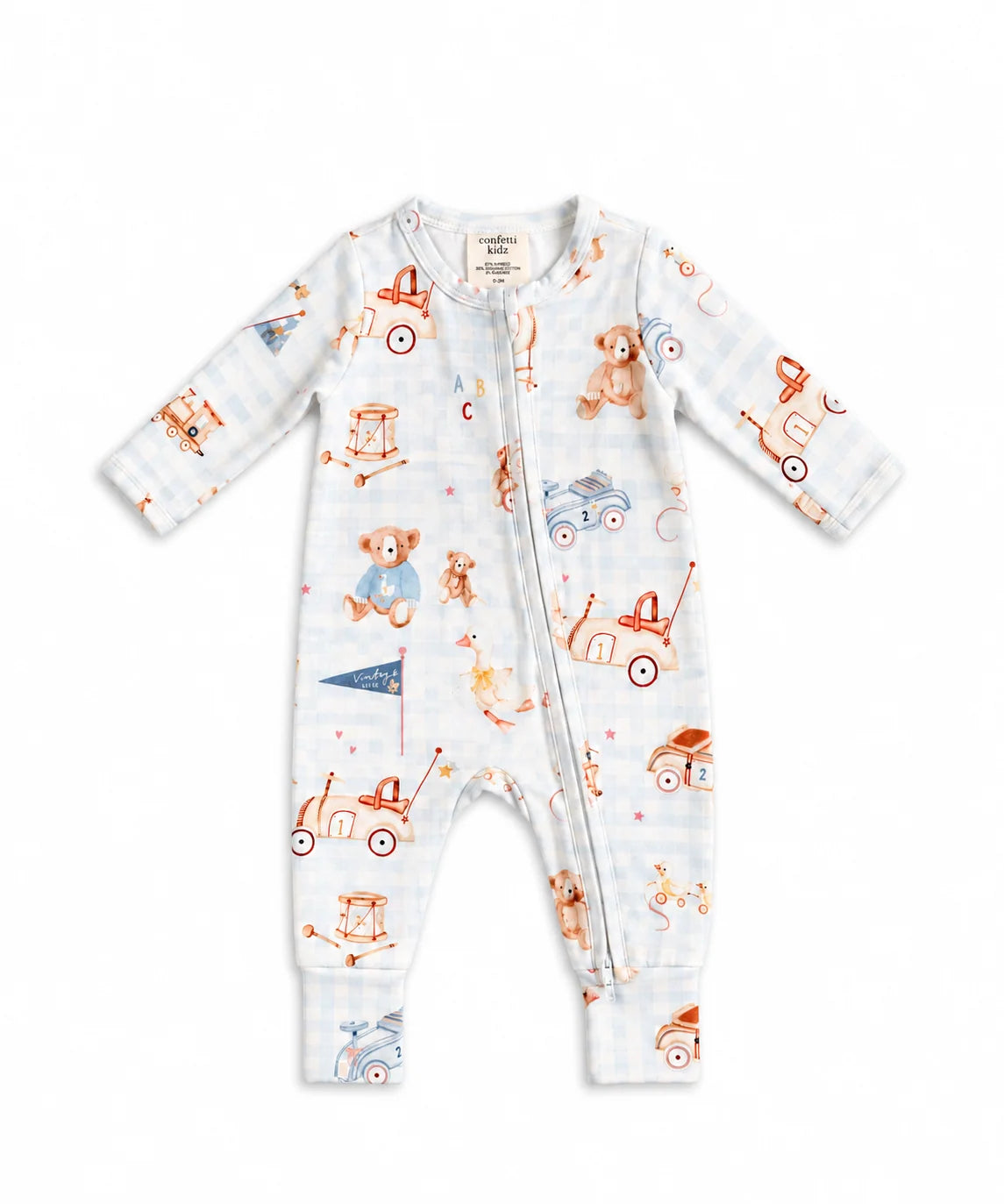 Toy Parade - Bamboo Zipsuit