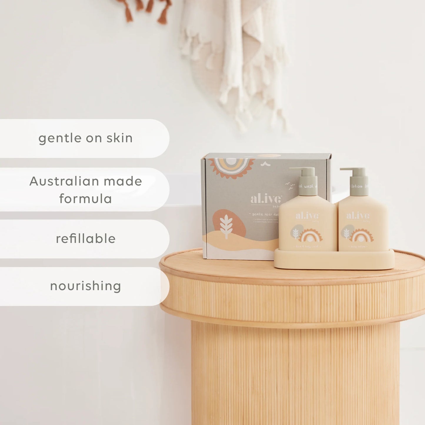 Baby Hair & Body Duo Gentle Pear