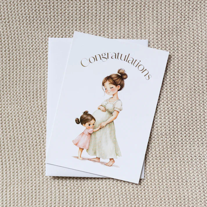 CONGRATULATIONS BIG SISTER GREETING CARD