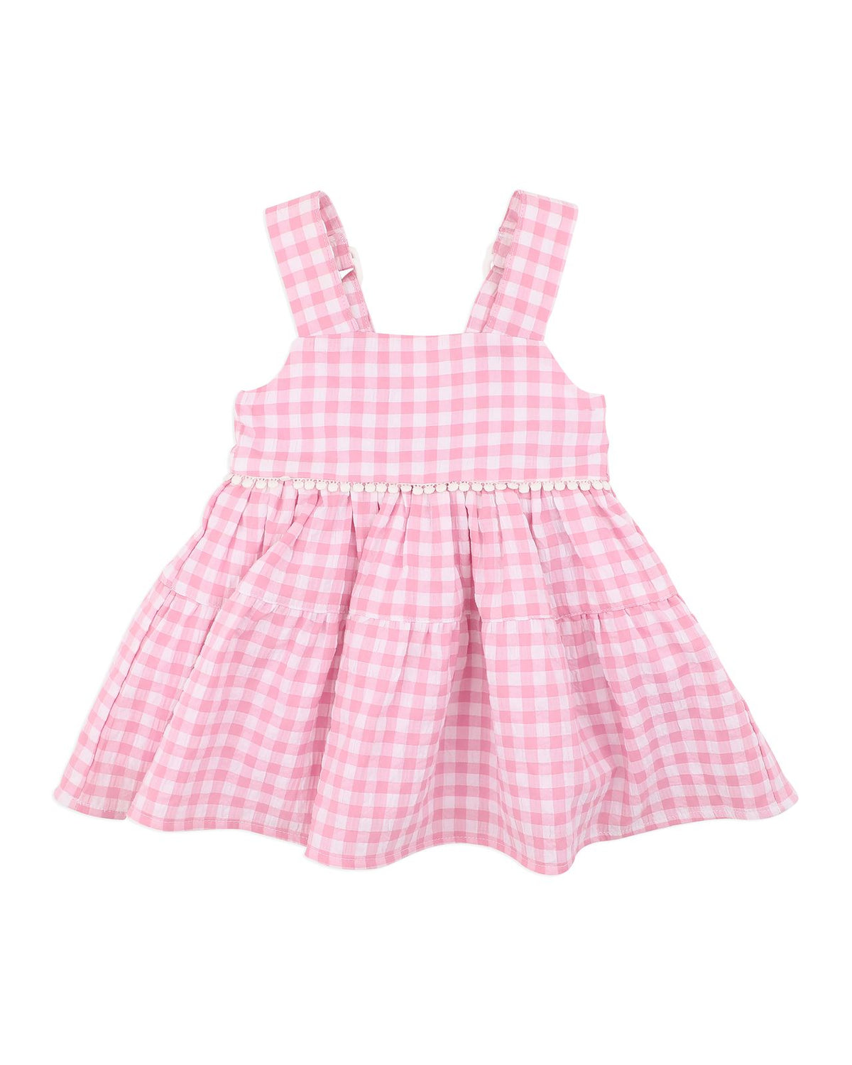 Pink Gingham Sundress