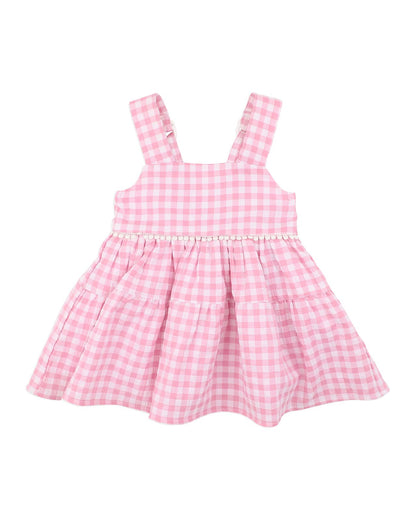 Pink Gingham Sundress