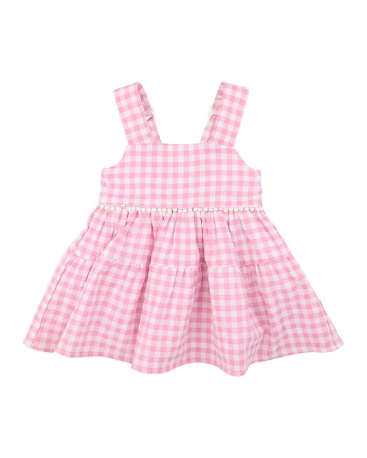 Pink Gingham Sundress