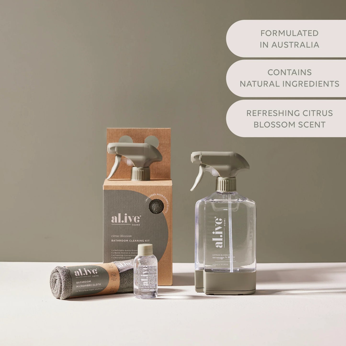 Home Bathroom Cleaning Kit