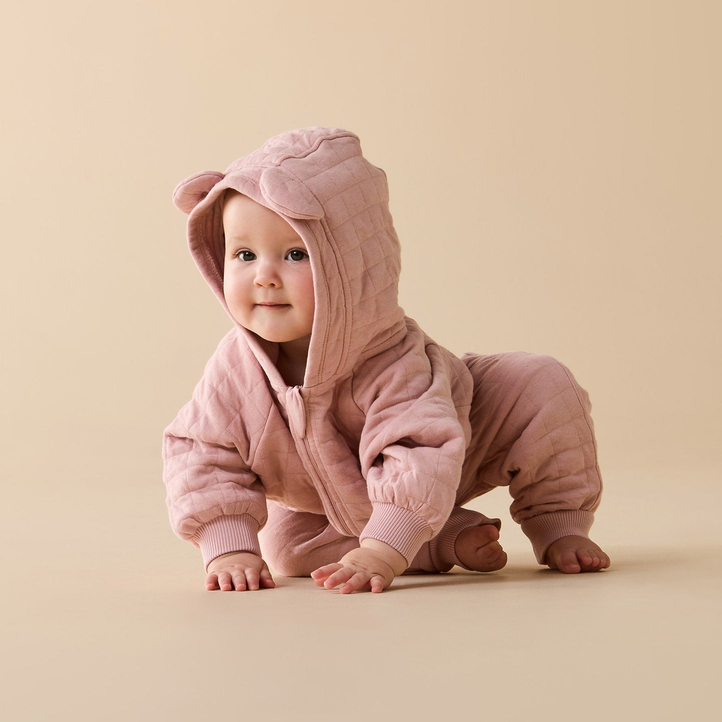 Maple Glow Organic Zipsuit with Feet