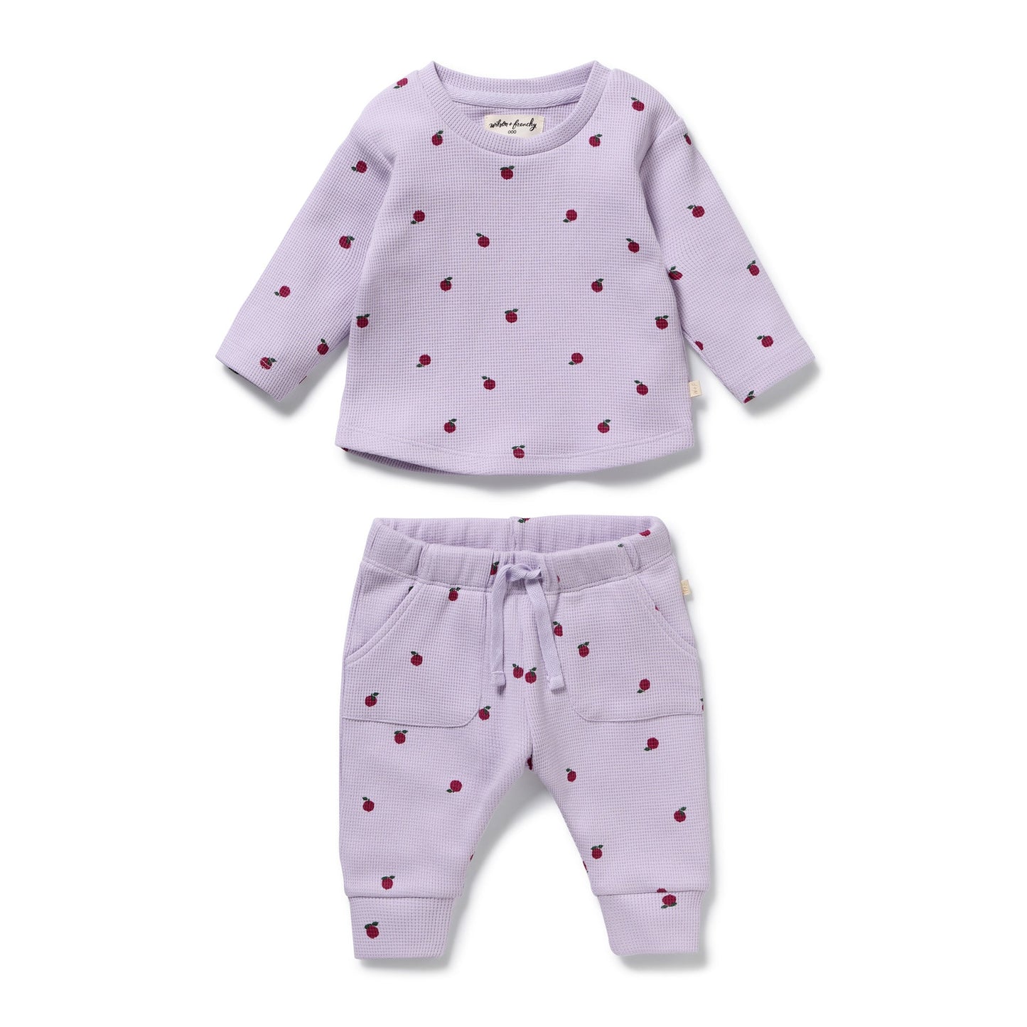 Berry Plums Organic Waffle Set - Berry Plums - Organic Cotton Waffle