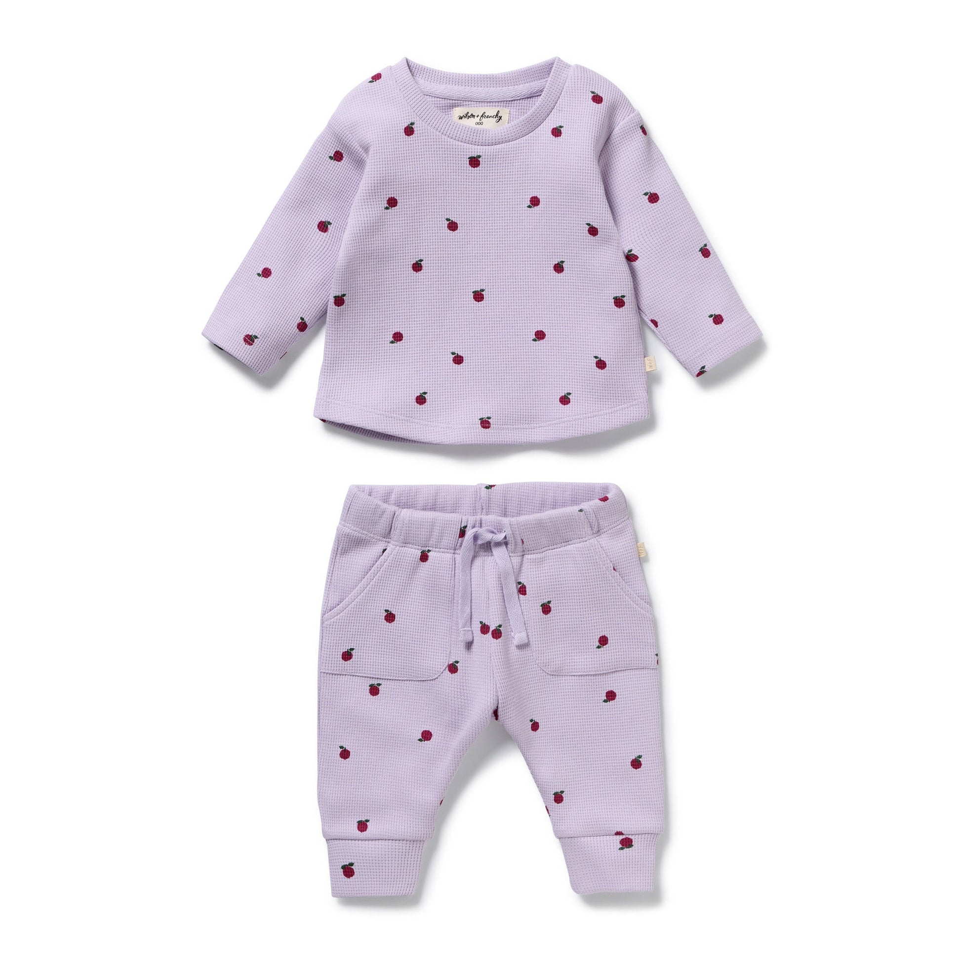 Berry Plums Organic Waffle Set - Berry Plums - Organic Cotton Waffle