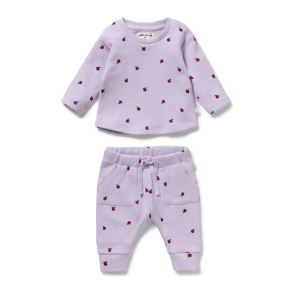 Berry Plums Organic Waffle Set - Berry Plums - Organic Cotton Waffle