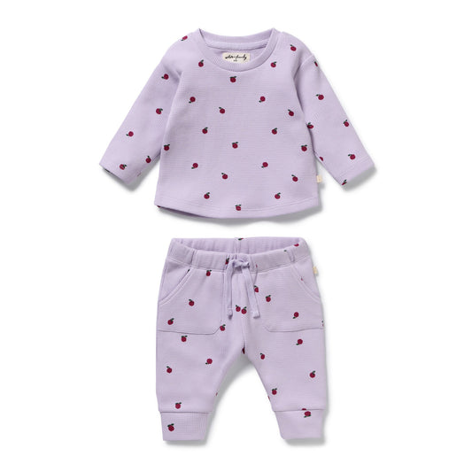Berry Plums Organic Waffle Set - Berry Plums - Organic Cotton Waffle