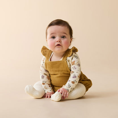 Buttermilk Organic Ribbed Tights