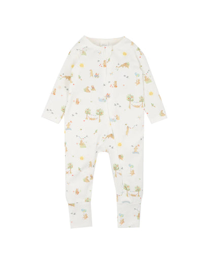 Bear Organic LS Zipsuit