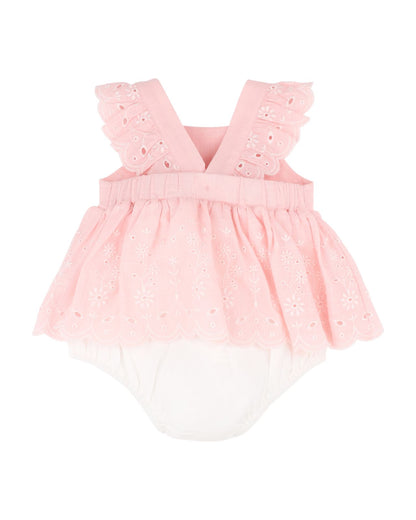 Chelsea Broderie Overlay Bodysuit